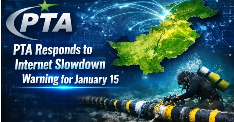 PTA Issues Warning on Potential Internet Slowdown on January 15