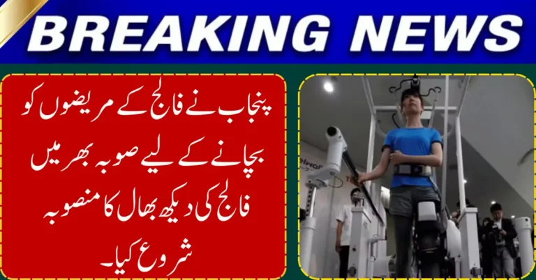 Punjab Launches Province-Wide Stroke Care Plan to Save Paralysis Patients