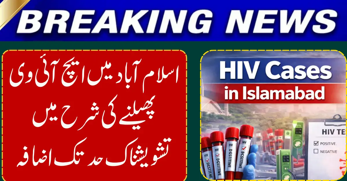 Rising HIV Cases in Islamabad Raise Serious Public Health Concerns