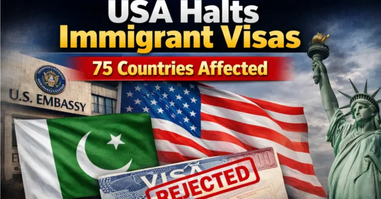 USA Halts Immigrant Visas for 75 Countries